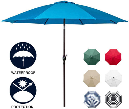 9' Patio Umbrella Outdoor - USTAD HOME