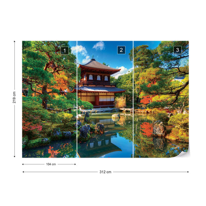 Temple Zen Japan Nature Garden Photo Wallpaper Wall Mural - USTAD HOME