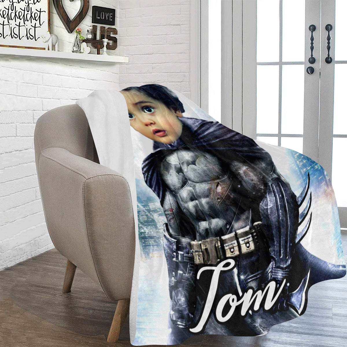 Personalised Batman Blanket - USTAD HOME