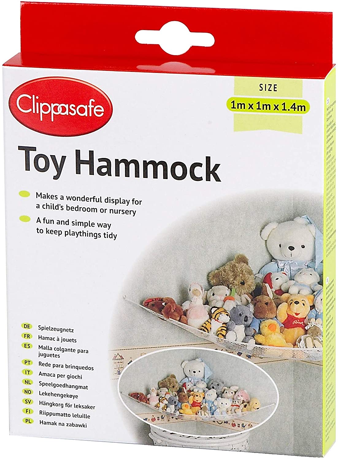 Clippasafe Corner Toy Hammock - USTAD HOME
