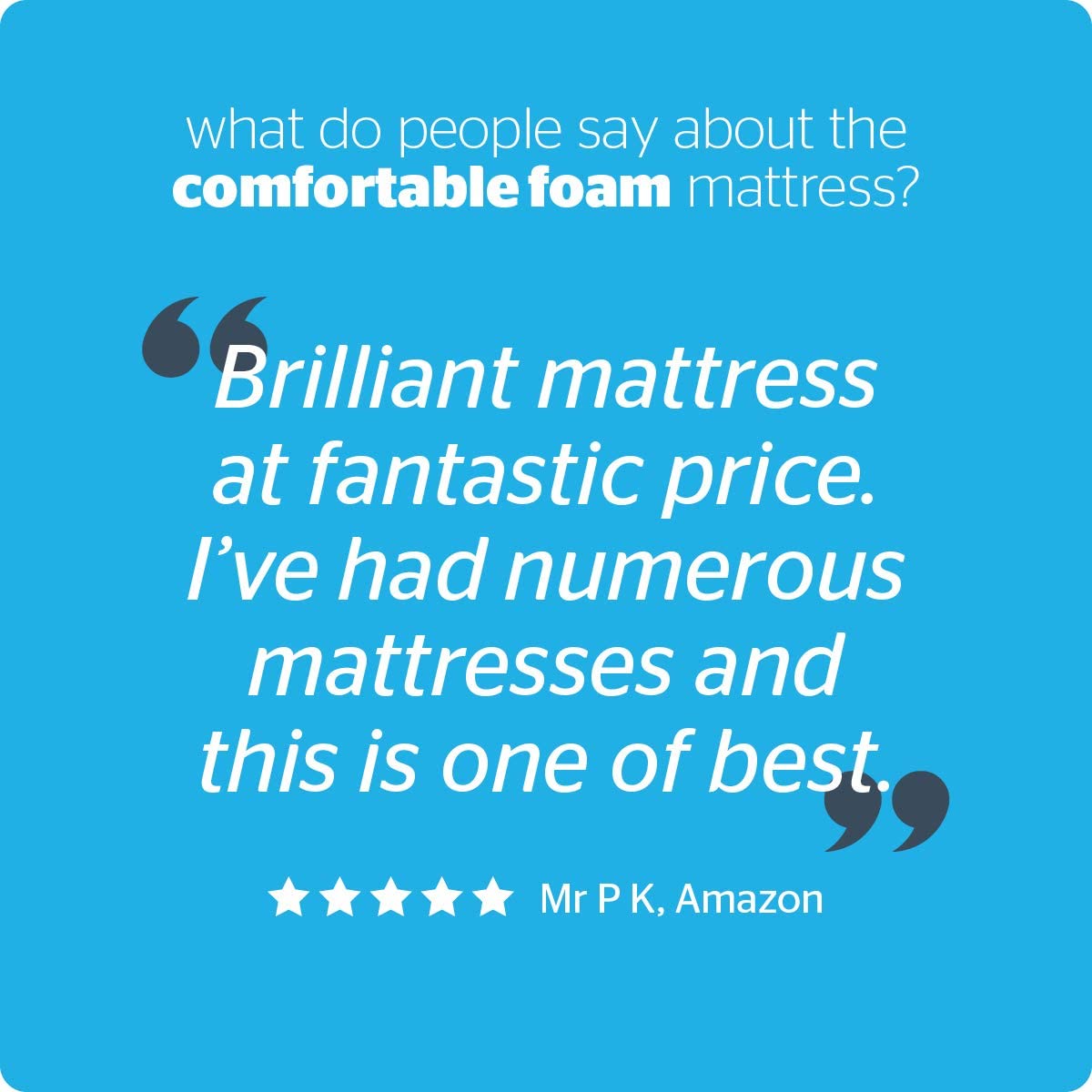 Comfort Rolled Foam Mattress Medium Soft - USTAD HOME