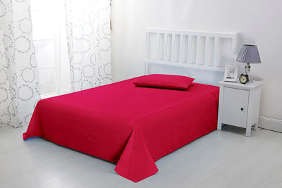 Microfibre Flat Sheet Luxurious Bed Sheet - USTAD HOME