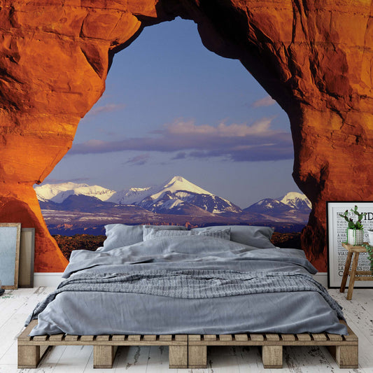 Rock View Mountains Nature Photo Wallpaper Wall Mural - USTAD HOME