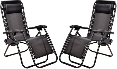 Adjustable Zero Gravity Lounge Chair 2 pack - USTAD HOME