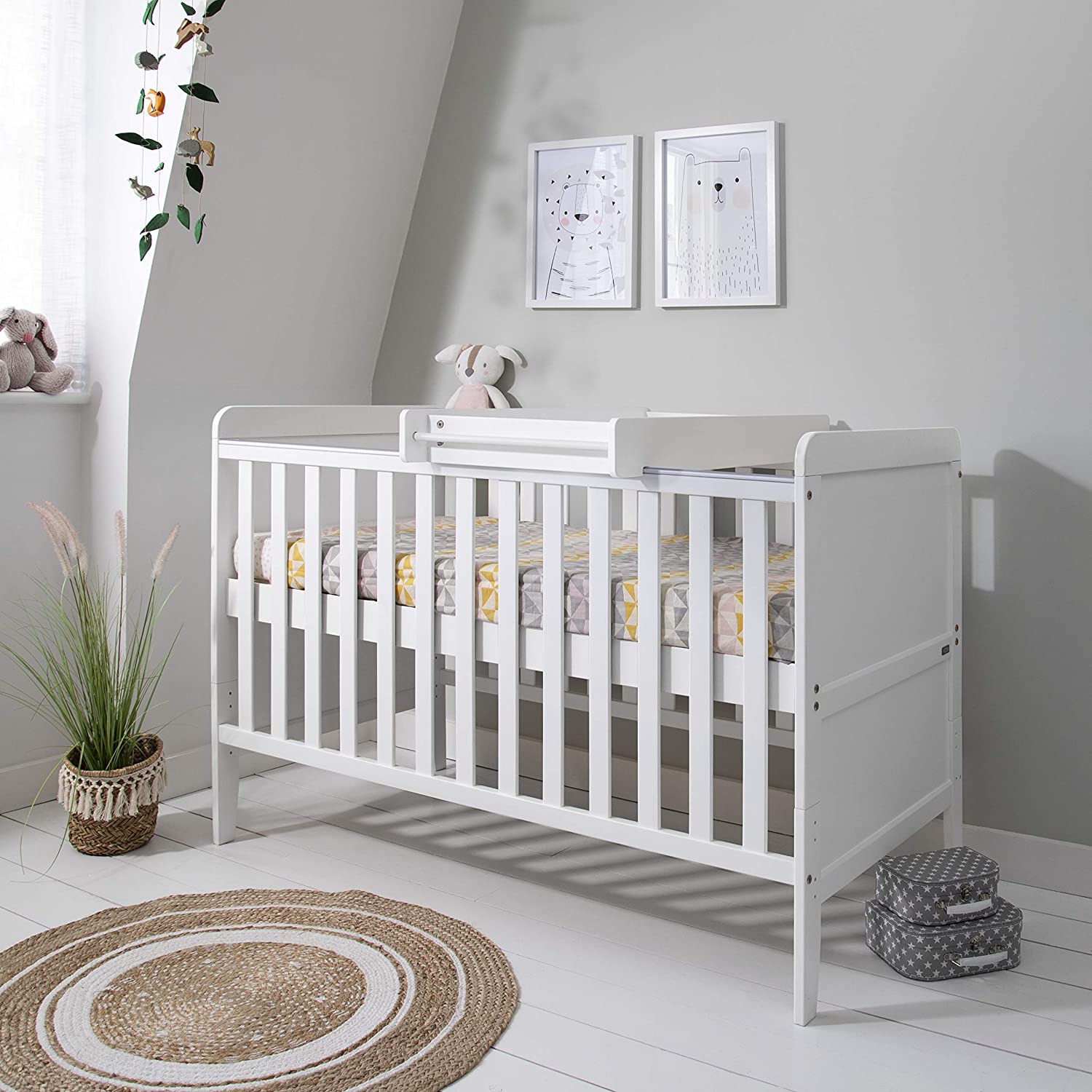 Rio Wooden Cot 3 in 1 Convertible Baby Cot Bed - USTAD HOME