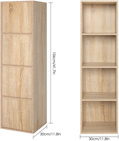 Wooden Bookshelf - USTAD HOME
