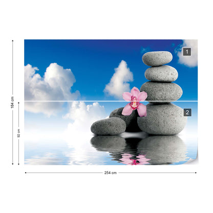 Zen Spa Serenity Photo Wallpaper Wall Mural - USTAD HOME