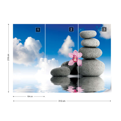 Zen Spa Serenity Photo Wallpaper Wall Mural - USTAD HOME