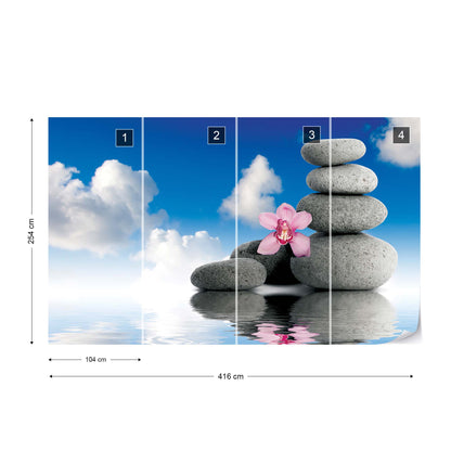 Zen Spa Serenity Photo Wallpaper Wall Mural - USTAD HOME