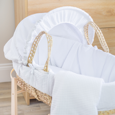 Waffle Palm Moses Basket - USTAD HOME