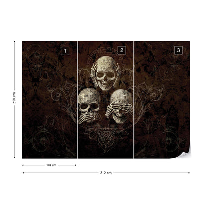 Alchemy Gothic Photo Wallpaper Wall Mural - USTAD HOME