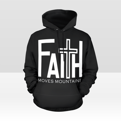 Flexible "Faith Moves Mountains" Motivational Style-2 Print Unisex Hoodie - USTAD HOME