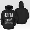 Double-Lined Hood Essentials "JEFOVAH FIREH" Print Fleece Unisex Hoodie - USTAD HOME