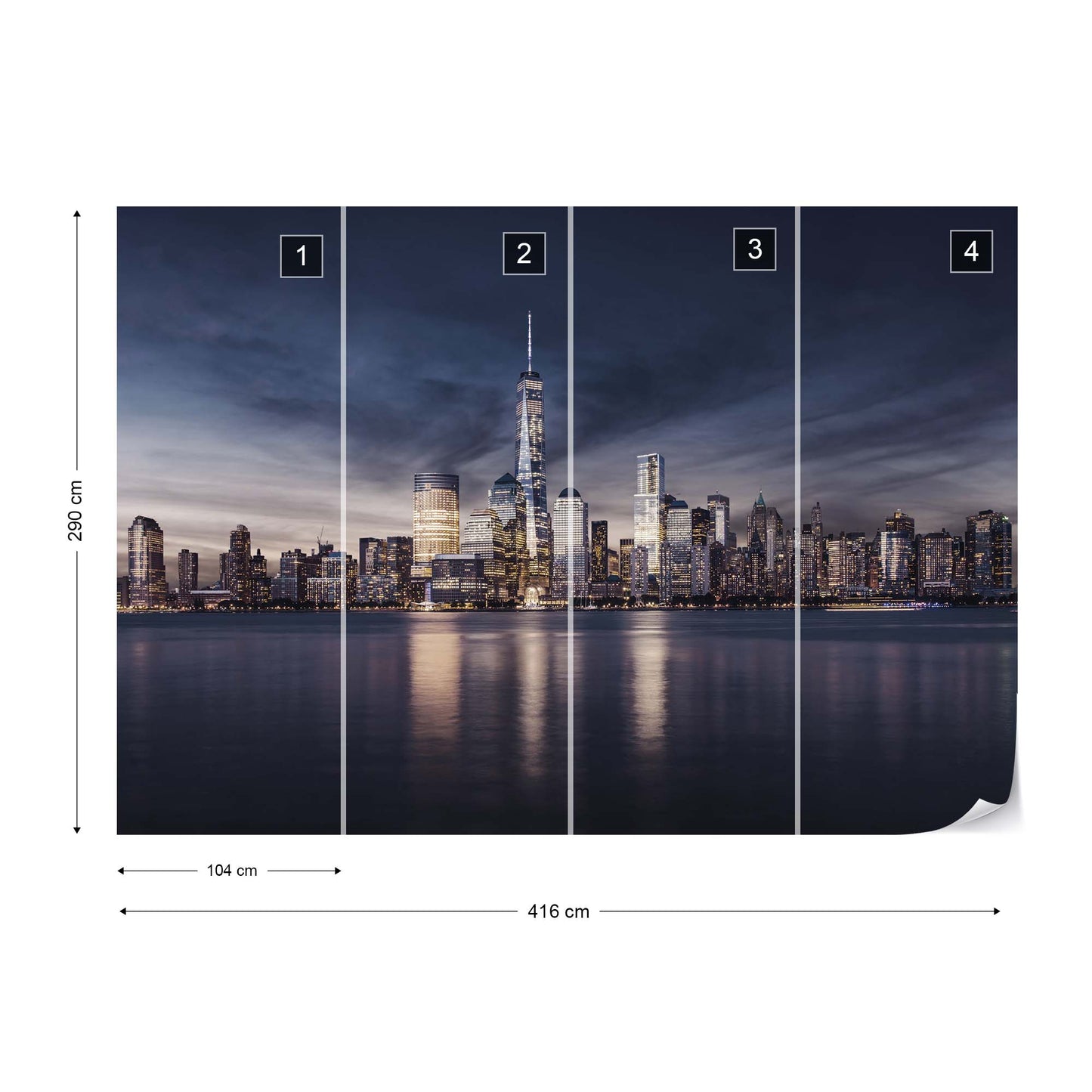 New York City Sunrise Wallpaper - USTAD HOME