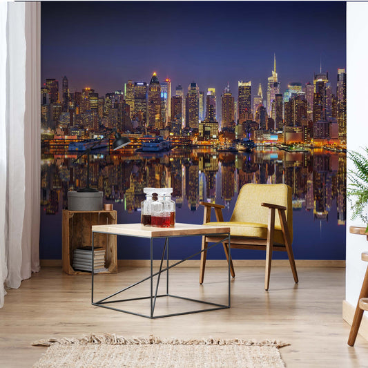 New York Reflections Wallpaper - USTAD HOME