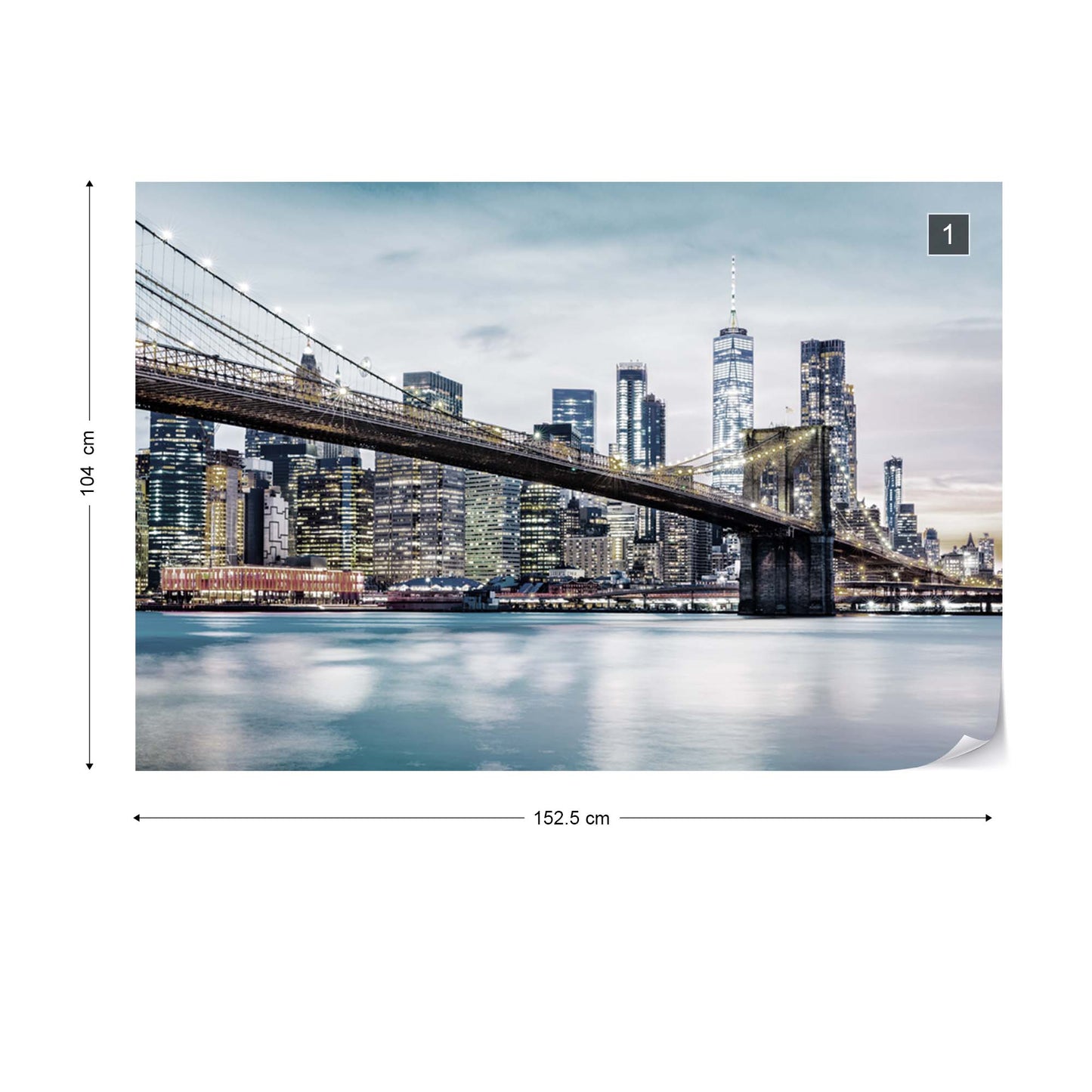 Brooklyn Bridge NYC Cool Filter Wallpaper - USTAD HOME