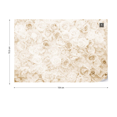 Floral Faded Vinage Sepia Wallpaper - USTAD HOME
