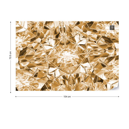 Facets of Luxury in Sepia Wallpaper Waterproof for Rooms Bathroom Kitchen - USTAD HOME