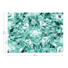 Facets of Luxury in Turquoise Wallpaper Waterproof for Rooms Bathroom Kitchen - USTAD HOME