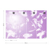 Floating in Purple Wallpaper Waterproof for Rooms Bathroom Kitchen - USTAD HOME