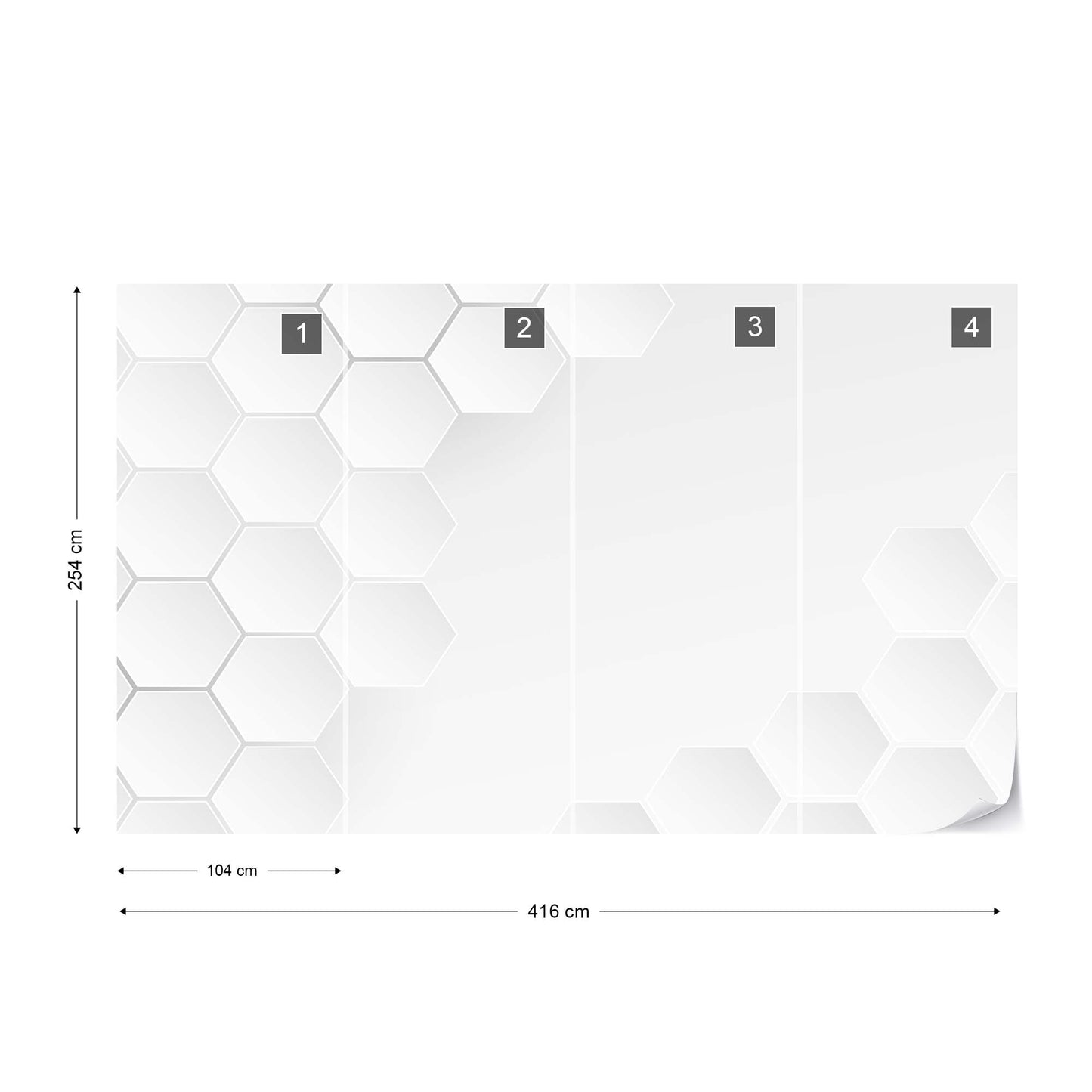 3D Geometrica 1 Wallpaper Waterproof for Rooms Bathroom Kitchen - USTAD HOME
