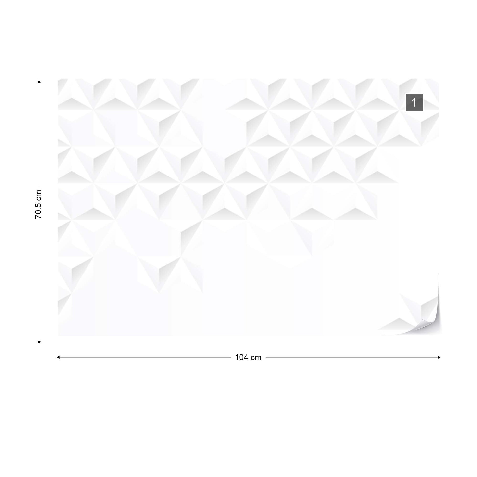 3D Geometrica 4 Wallpaper Waterproof for Rooms Bathroom Kitchen - USTAD HOME