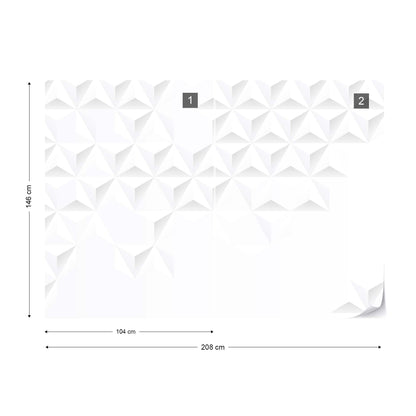 3D Geometrica 4 Wallpaper Waterproof for Rooms Bathroom Kitchen - USTAD HOME