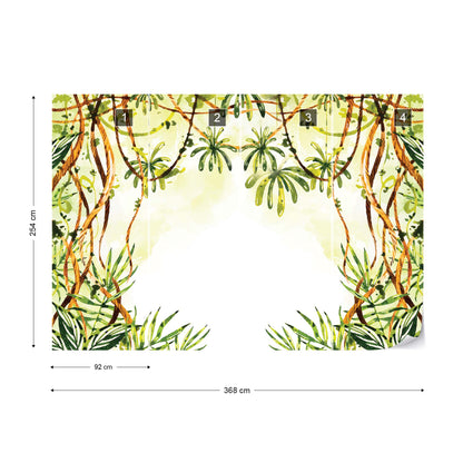 Into the Jungle Wallpaper Waterproof for Rooms Bathroom Kitchen Waterproof for Rooms Bathroom Kitchen - USTAD HOME