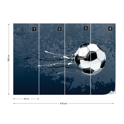 Football Stars: Shoot Wallpaper Waterproof for Rooms Bathroom Kitchen Waterproof for Rooms Bathroom Kitchen - USTAD HOME