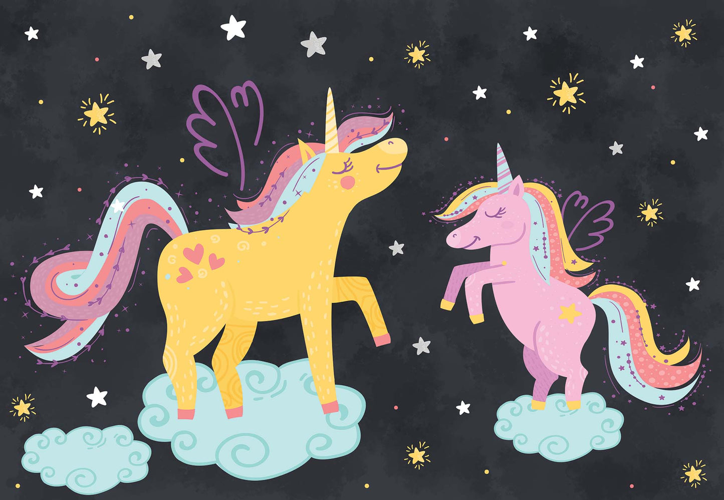 Ula la Unicornio and Lola Wallpaper - USTAD HOME