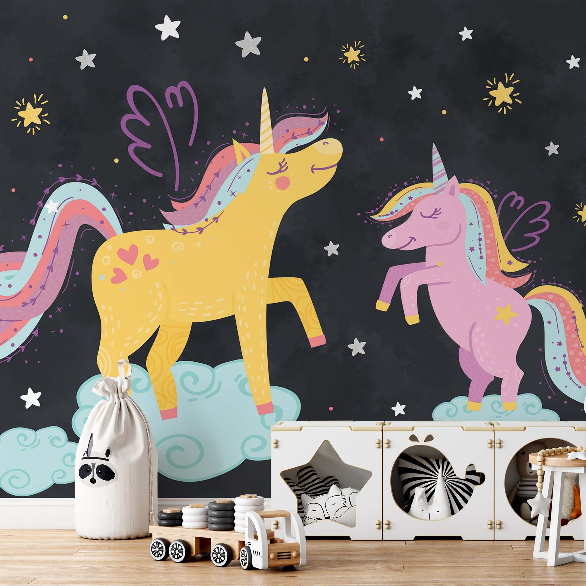 Ula la Unicornio and Lola Wallpaper - USTAD HOME