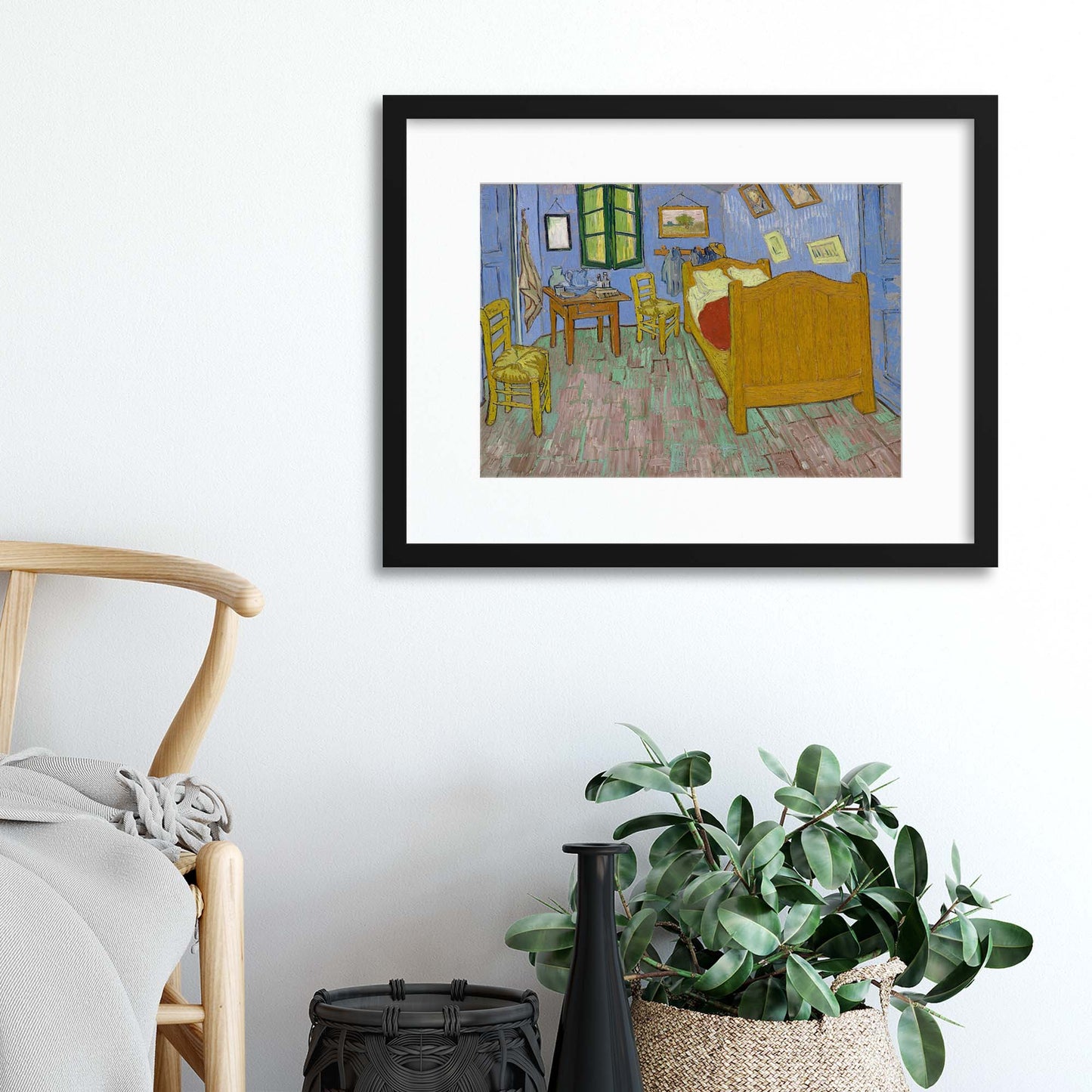 Vincent van Gogh, &quot;Bedroom in Arles&quot; Framed Print - USTAD HOME