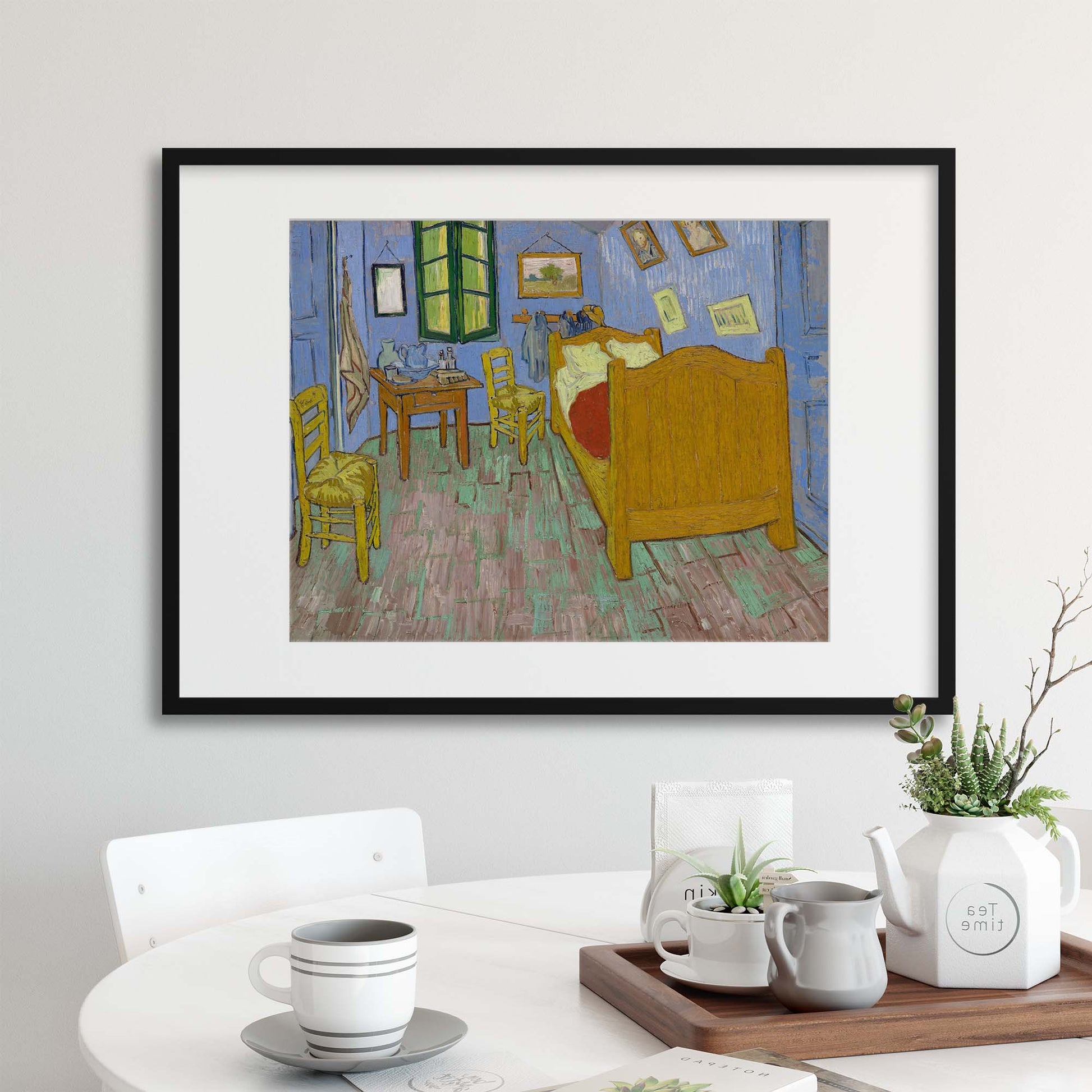 Vincent van Gogh, &quot;Bedroom in Arles&quot; Framed Print - USTAD HOME