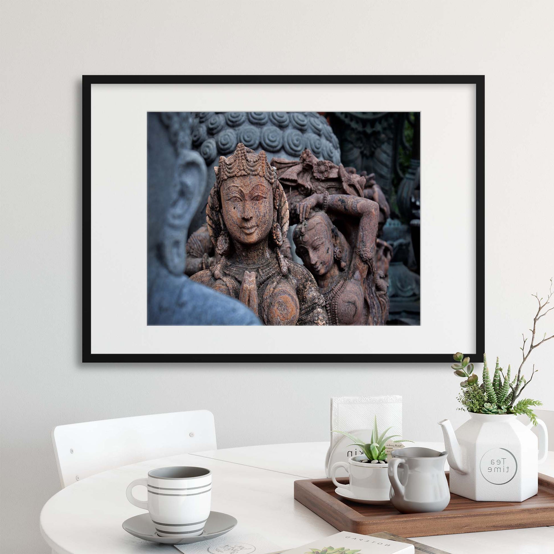 Stone Godesses Framed Print - USTAD HOME