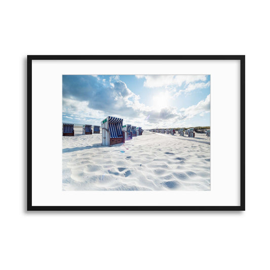 Strandk&ouml;rbe II Framed Print - USTAD HOME