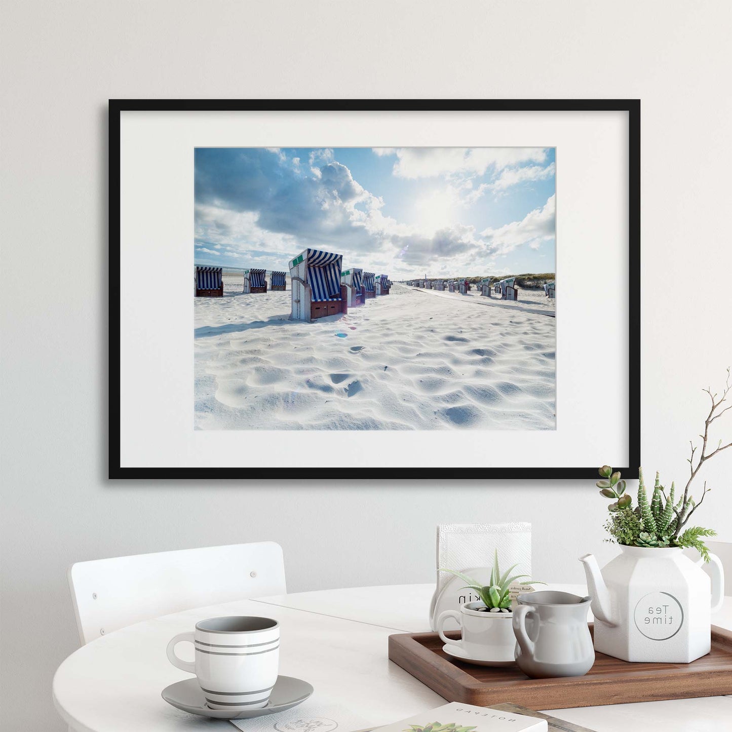 Strandk&ouml;rbe II Framed Print - USTAD HOME