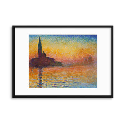 Monet, &quot;San Giorgio Maggiore at Dusk&quot; Framed Print - USTAD HOME