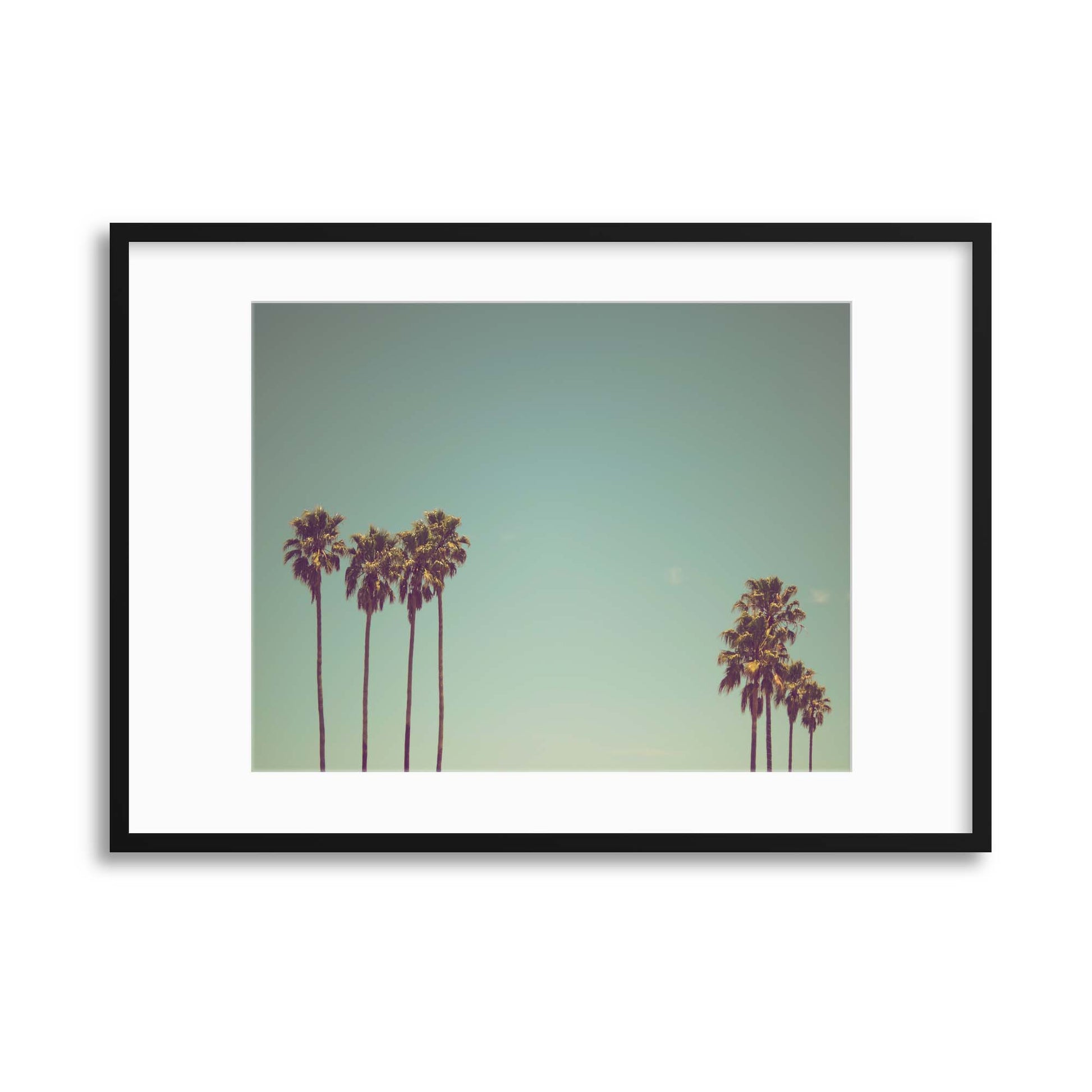 Palm Drive Framed Print - USTAD HOME