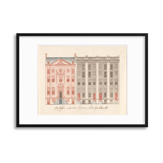 Classical Architecture, Illustrated - II Framed Print - USTAD HOME