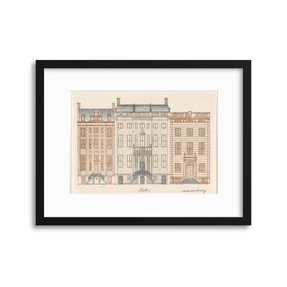 Classical Architecture, Illustrated - I Framed Print - USTAD HOME