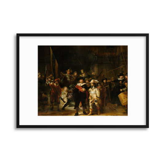 Rembrandt, &quot;The Night Watch&quot; Framed Print - USTAD HOME