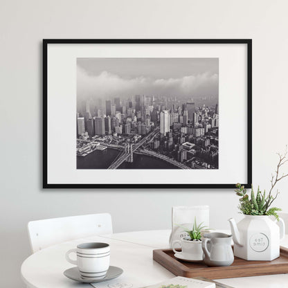 Vintage View of New York City Framed Print - USTAD HOME