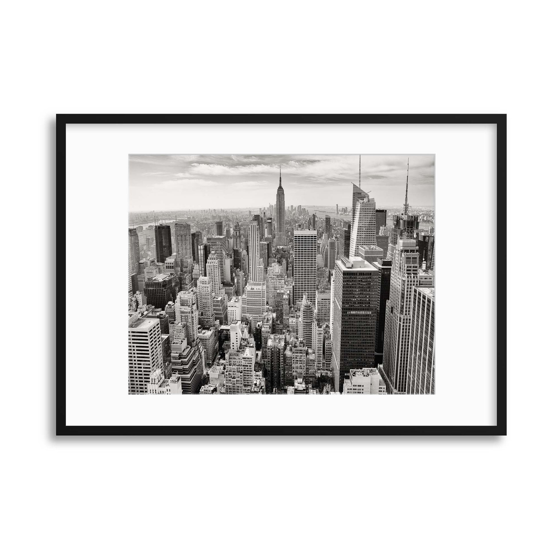 View of Empire State Building, New York Framed Print - USTAD HOME