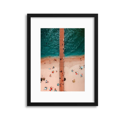 Aerial Coasts Framed Print - USTAD HOME