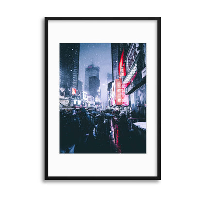 NYC Lights Framed Print - USTAD HOME