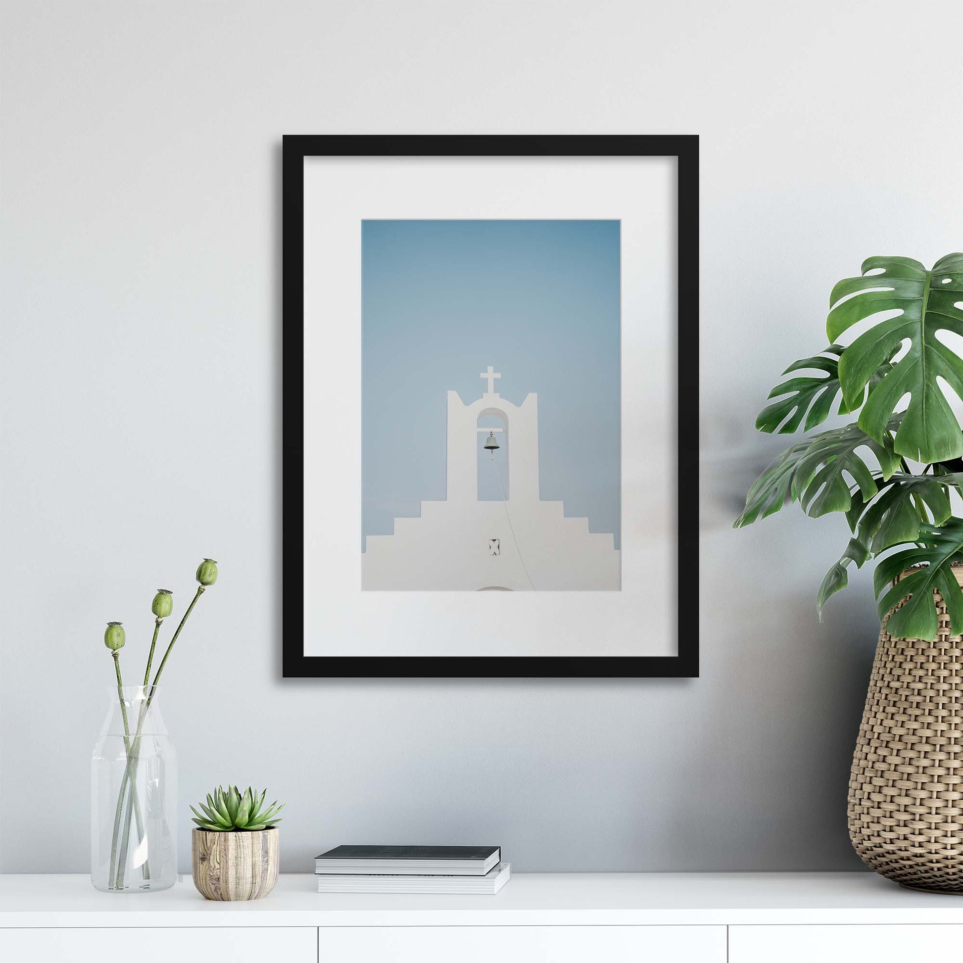 Paros Church Framed Print - USTAD HOME