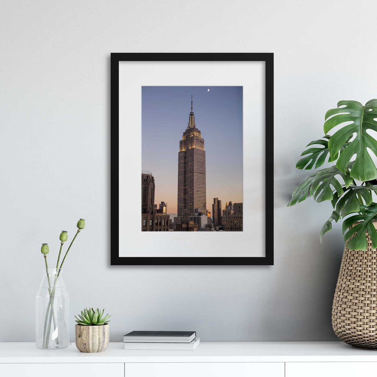 Empire State Framed Print - USTAD HOME