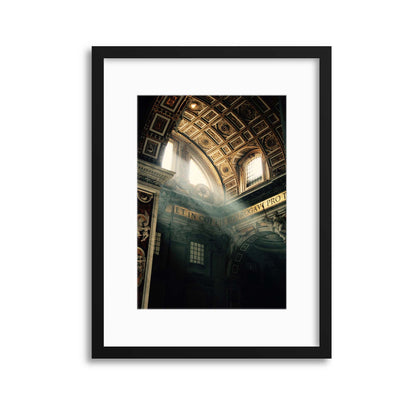 The Light of St. Peter Framed Print - USTAD HOME