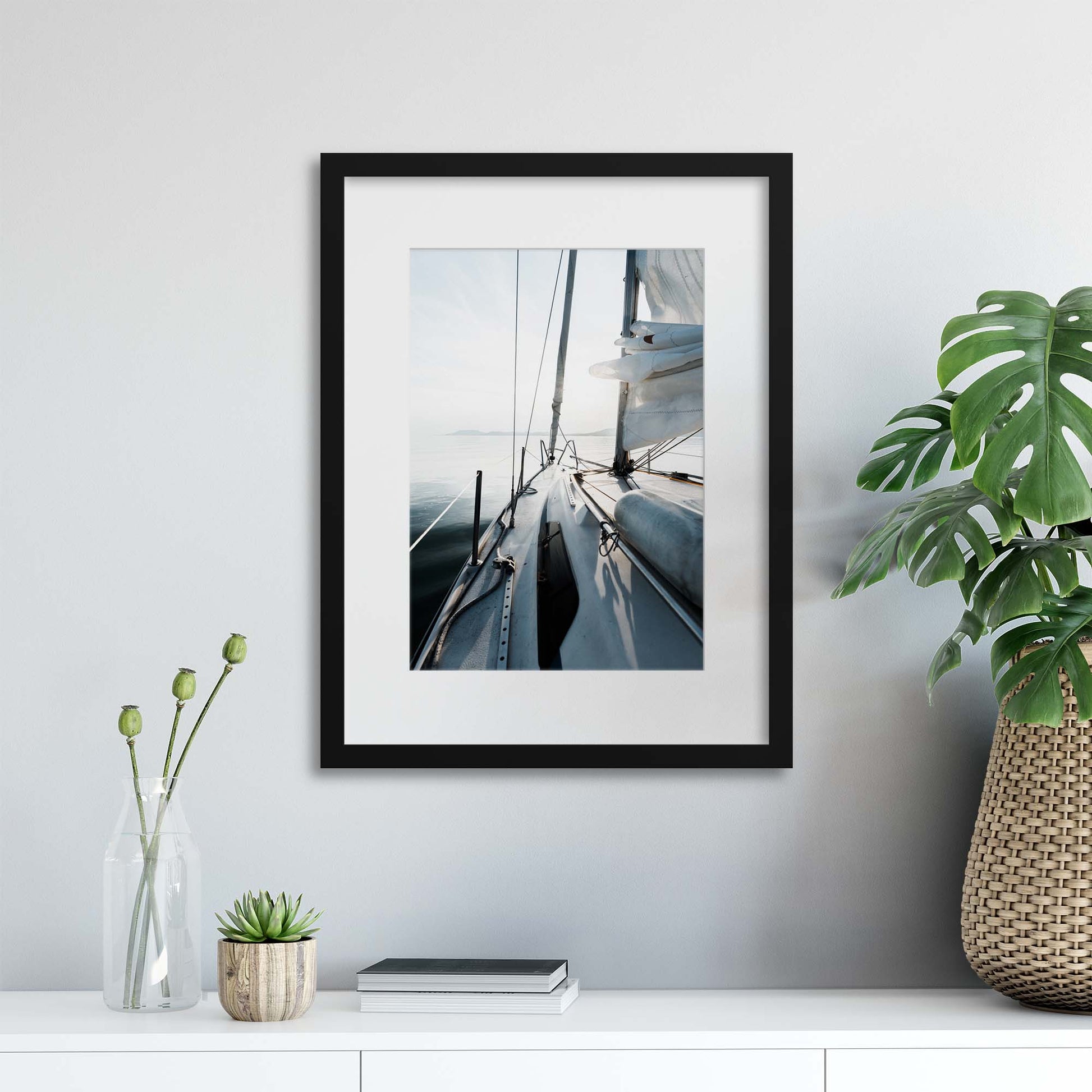 Sail Away Framed Print - USTAD HOME
