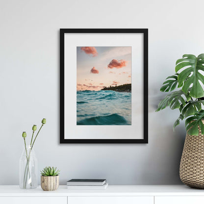 Sunset Shores Framed Print - USTAD HOME